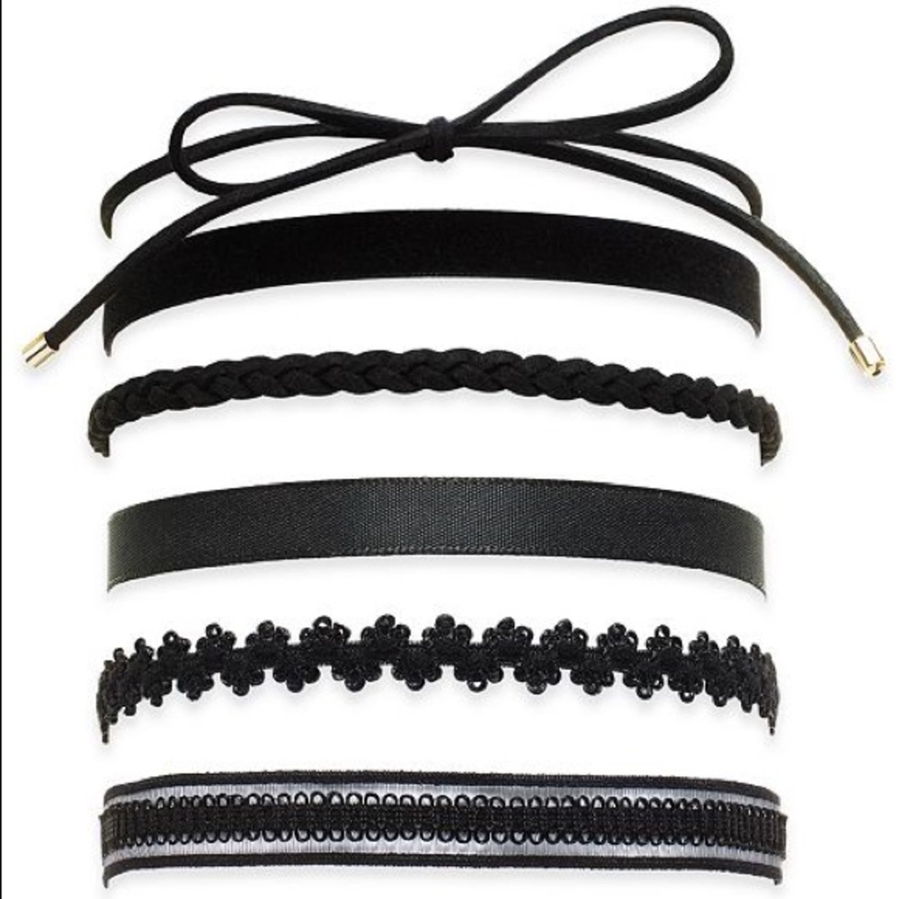 [3 for $15!] I.N.C. Black Choker Set